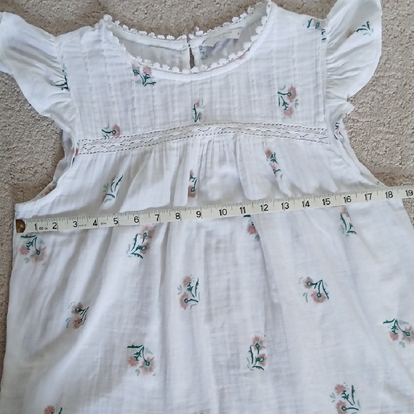 Lucky Brand White Floral Blouse - Picture 5 of 9